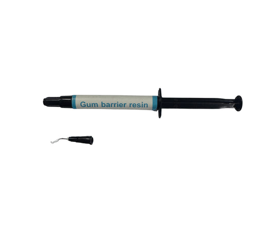 Liquid dam gum barrier resin