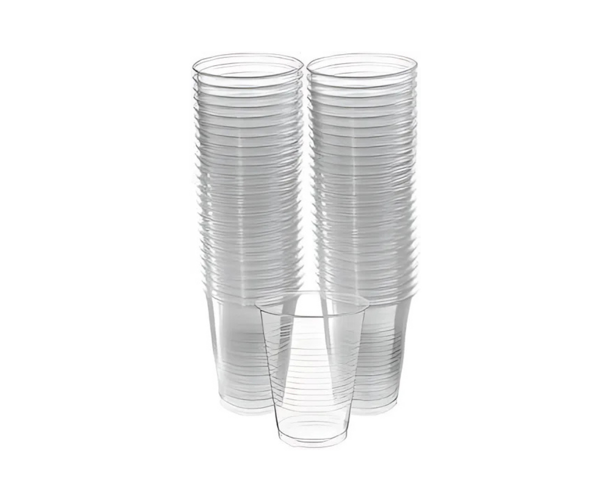 Disposable plastic cups